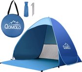 Outdoor Automatische Pop Up Strandtent, Draagbare Lichtgewicht Anti-UV Tent, Gemakkelijk Opzetten Strand Zon Schuilplaatsen Tent voor Familie Picknick, Strand, Tuin, Vissen.