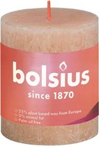 Bolsius - Rustieke stompkaars - 80/68 Misty Pink 1 stuk