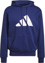 Adidas Hoody model FI 3B - Kobalt Blauw/Wit - Maat S