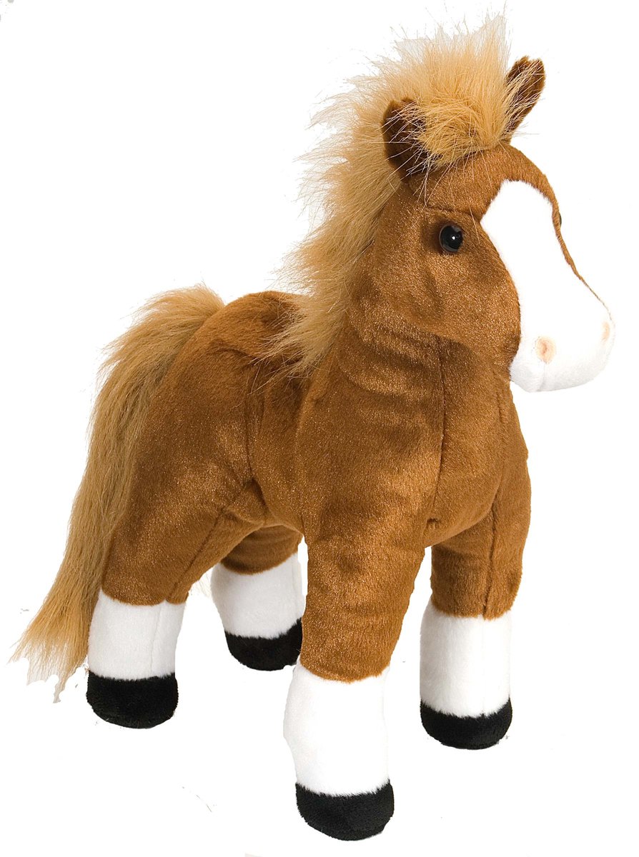 Bsbkoj Knuffelpaard, 15 cm, glitterfolie, verzamelstuk om te, decoratie, 2026 jaar van het paard, knuffeldier, Chinees Nieuwjaar, meisjes, kinderen, thuis, woonkamer