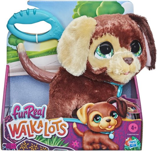 FurReal Friends Puppy Walkalots Junior - Interactieve knuffel (23cm)
