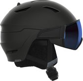 SALOMON Skihelm driver sigma blk/blue Mannen Skihelm - Black - Maat S 5356