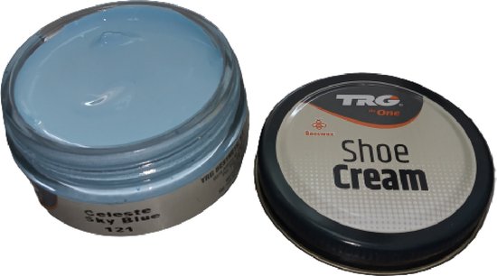 TRG - schoencrème met bijenwas - luchtblauw (licht) - 50 ml