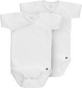 Woody  Newborn Body Korte Mouw Duopack Wit 0m