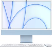 Bol.com Apple iMac 24 inch (2021) - CTO - 16GB - 512GB SSD - M1 8-Core GPU - Touch ID - Numpad - Blauw aanbieding