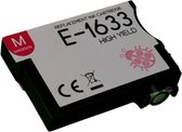Inktplace Huismerk T1633 Inkt cartridge Magenta / Rood geschikt voor Epson