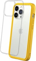 Rhinoshield MOD NX Telefoonhoesje geschikt voor Apple iPhone 13 Pro Max Shockproof Hardcase Hoesje - Transparant / Geel