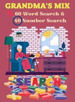 Beautiful Large Print Puzzle Book for Seniors - 60 Word Search and 40 Number Search