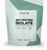 Body & Fit Soy Protein Isolat - Vegan Shake Protéiné - Isolat de protéines de Soja - 2000 grammes (66 shakes) - Saveur: Vanille