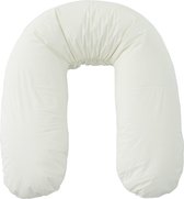 Form Fix XL Voedingskussenhoes - Body Pillow Kussensloop - Zwangerschapskussen hoes - Zijslaapkussen hoes - Waterafstotend coating - Wit