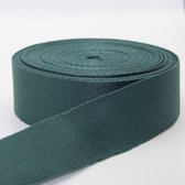 Leduc 5 meter Polyester Tassenband Groen 40mm