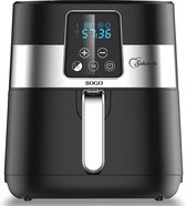 Sogo - 10485 - Hot Airfryer - Hetelucht Friteuse - 3 L - 80-200 ⁰C - Timer - 1000 Watt