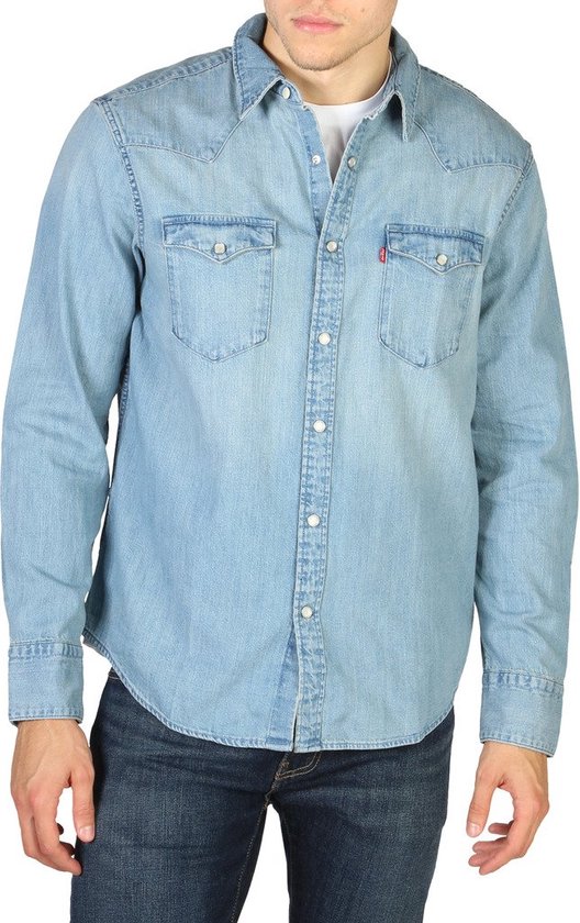 Levi´s ® Barstow Western Standard Shirt Met Lange Mouwen Blauw S Man