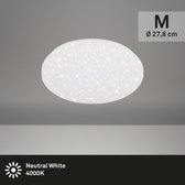 Briloner Leuchten - LED opbouwlamp, plafondlamp, plafondlamp 7 watt, 700 lumen, 4.000 Kelvin, rond, chroom mat