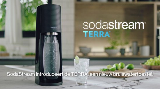 SodaStream TERRA - noir - avec bouteille de dioxyde de carbone Quick  Connect