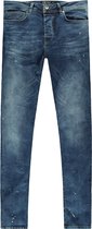 Cars Jeans Jeans Dust Super Skinny - Jongens - Dark Used Spot - (maat: 38)