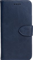 iPhone 7/8 Plus leren portemonnee hoesje - PU leer - Pasjes - Wallet case - Book case - Opbergruimte - Telehoesje - Nederland - Kwaliteit - Goed - 5 kleuren - Zwart - Donker blauw