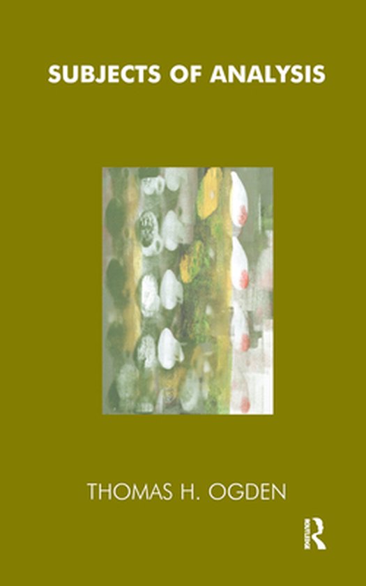 Subjects of Analysis - cover