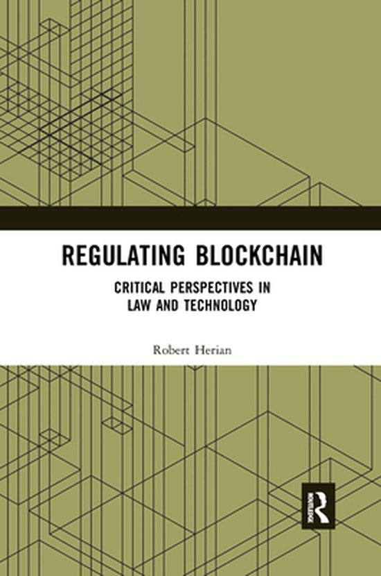 Regulating Blockchain - cover