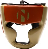 Hoofdbeschermer (head guard) Nihon | leer | bruin - Product Maat: XL