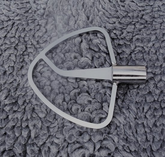 JP22A, RVS platte klopper voor de Kitchenaid Artisan, Classic, Ultra power, 5KSM125 - 5KSM195, en vele andere machines. — afbeelding 4