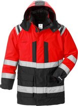 Fristads Hi Vis Airtech® 3-In-1 Parka Klasse 3 4036 Gtt - Hi-Vis rood/zwart - L