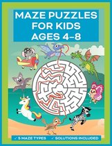 Maze Puzzles for Kids Ages 4-8