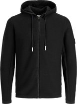 Jack & Jones Wind Knit Hoodie Zwart (Maat: 3XL)