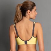 Anita Air Control Deltapad sport bh zonder beugel - Geel Antraciet