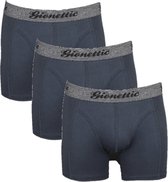 Gionettic heren boxershorts Bamboo | MAAT S | 3-pack | Uni antraciet