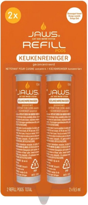 Jaws Refill Pods Keukenreiniger 2 x 95 ML