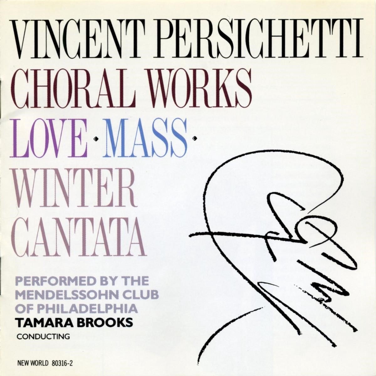 Mendelssohn Club Of Philadelphia, Tamara Brooks - Persichetti: Choral Works (CD)