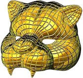 Zenzlife Gouden masker - Bekend van Squid Game - Halloween - Verkleedmasker - Bekend van Squid Game