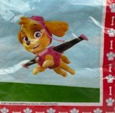 Servetten Paw Patrol - Rood - Papier - 30 stuks - 16.5 x 16.5 - Vierkant - Alle rangers - Wegwerp