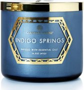 Colonial Candle – Geo Luxe Indigo Springs - 411 gram