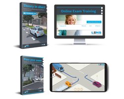 Pass without a Theory Book - Online Practise and Exams (30 hours), Summary and Mobile Apps - Lens Media