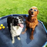 hondenzwembad, zwembad voor huisdier, hondenbad, opvouwbaar ((160CM*30CM)) , blauw HMPDP004Q01