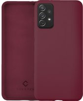 Coverzs Luxe Liquid Silicone case Samsung Galaxy A72 - aubergine