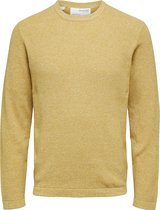 SELECTED HOMME GREY SLHROCKS LS KNIT CREW NECK G COLL Heren Trui - Maat M