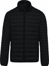 Outdoorjas 'Men's Lightweight Padded Jacket' merk Kariban Zwart - 4XL