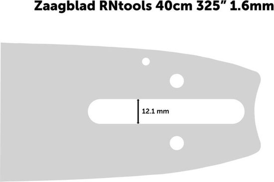 Combiset bestaande uit RNtools zaagblad Xtreme 40cm (o.a. Stihl) + 2x RNtools zaagketting 325" 1.6mm 67 schakels van RNtools — afbeelding 5