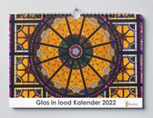 Glas in lood kalender 2023 | 35x24 cm | jaarkalender 2023 | Wandkalender 2023