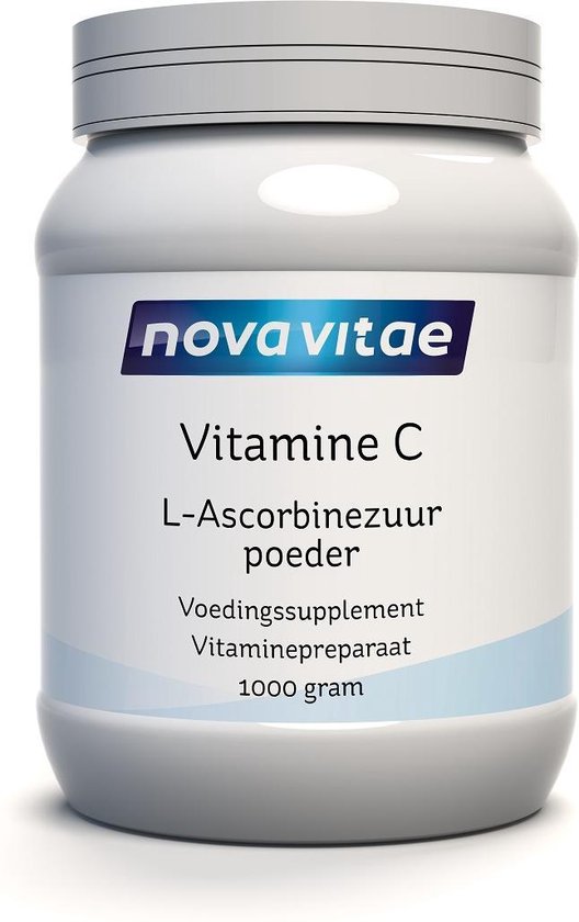 Ontwijken aankunnen Glad Nova Vitae Vitamine C Ascorbinezuur - Poeder - 1000 gr - Vitaminen | bol.com