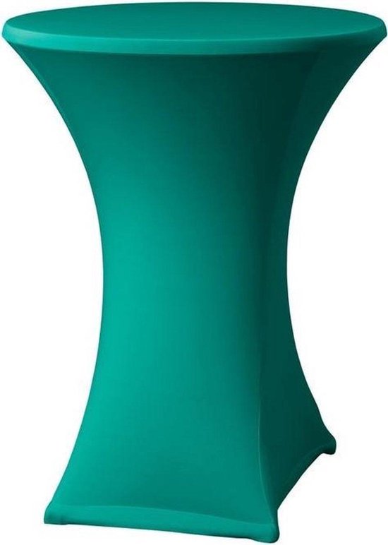 Statafelhoes - Statafelrok - Met Een Effen Groene Print Ø tot 80 cm - 110 cm hoog