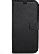 LC.IMEEKE Kunstleren Book Case Portemonnee Pasjes Hoesje Geschikt voor iPhone 13 Pro Max - Zwart