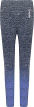 FitProWear Naadloze Sportlegging Ibiza Dames Navy - Maat XS - Legging - Sportlegging - Sportbroek - Sportkleding - Nylon - Polyester - Rekbare legging - Lange broek dames -