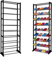 Schoenenrek - Schoenen kast - 30 paar - Black edition - Rek - Schoenen organizer - Organizer - AWARD WINNER - PRODUCT OF THE YEAR