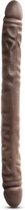 Dr. Skin - Realistische Dubbele Dildo 45 cm - Chocolate - Sextoys - Dildo's