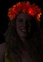 Salvaro - LED Oranje Bloemenkroon