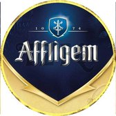 Retro Muur Decoratie uit Metaal Ronde Vorm Belgische Bieren  YY-0120